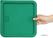 Vogue HY415 Hygiplas vierkante voedselopslagcontainer deksel groen groot 3