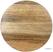 Olympia Ronde Presenteerstandaard van Mangohout met Metalen Poten 300x80mm - HY752 4