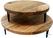 Olympia Ronde Presenteerstandaard van Mangohout met Metalen Poten 300x80mm - HY752 5