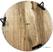 Olympia Ronde Display Standaard Mangohout met Metalen Poten 250x80mm - HY753 3