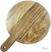 Olympia Ronde Displaystandaard Mango Hout met Metalen Poten 400x300x80mm - HY754