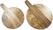 Olympia Ronde Displaystandaard Mango Hout met Metalen Poten 400x300x80mm - HY754 5
