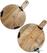 Olympia Ronde Displaystandaard Mango Hout met Metalen Poten 400x300x80mm - HY754 6