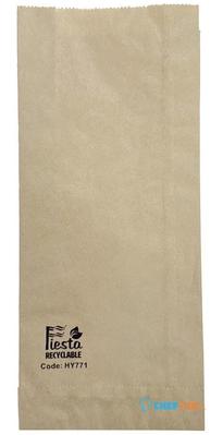 Fiesta Compostable HY771 Fiesta Recycleerbare Baguette/Panini Papieren Zakjes 250x110x45mm (1000 stuks)