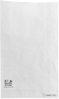 Fiesta Compostable Fiesta Recycleerbare met Folie Beklede Papieren Zak - 305x180x60mm (Pak 500) - HY774