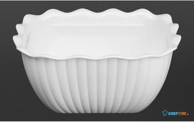 Olympia Kristallon Kleine Saladeschaal - Wit - HY807