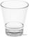 Olympia Kristallon Polycarbonaat Stapelbare Bekers - Helder 350ml (6 Stuks) - HZ082
