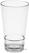 Olympia Kristallon Polycarbonaat Stapelbare Hi-Ball Bekers - Helder 420ml (6 Stuks) - HZ084