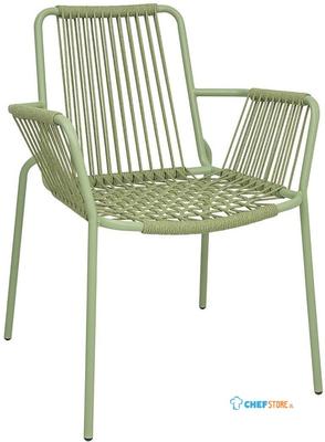 Bolero Melbourne Armstoelen Lichtgroen (4 Stuks) - HZ219