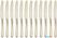Olympia HZ231 Buckingham Tafelzilver Champagne Goud (12 stuks) 3