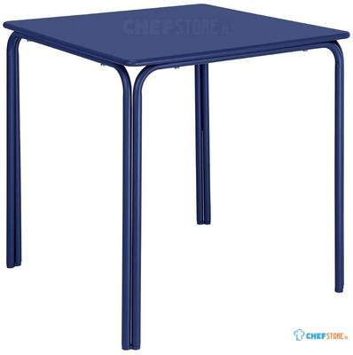 Bolero Adeline Stalen Vierkante Tafel 700mm Donker Blauw - HZ356