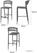 Bolero Eden PE Gevlochten Rattan Outdoor Barkrukken Antraciet (2 Stuks) - HZ593 5