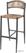 Bolero Eden PE Gevlochten Rattan Outdoor Barkrukken Naturel (2stuks) - HZ594