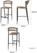 Bolero Eden PE Gevlochten Rattan Outdoor Barkrukken Naturel (2stuks) - HZ594 5