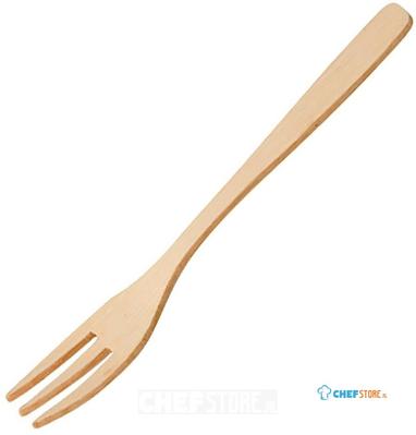 Sier Disposables Mini Vork Bamboe 98mm (doos 200) - HZ713