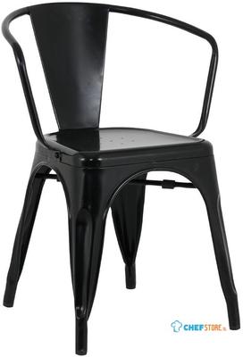 Bolero HZ806 Bistro Curve Armstoelen Zwart (4 stuks)
