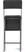 Bolero HZ893 Opvouwbare Barkrukken Zwart Houtlook (2 stuks) 4