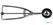 Rvs Portioneerlepel | Maat 50 | Vogue | J096 4