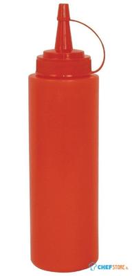 Portioneer Knijpfles|  Rood | 34cl | Vogue | K093
