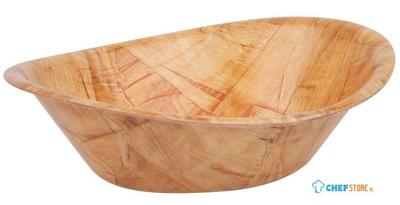 Ovale houten kom | klein | L092