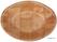 Ovale houten kom | groot | L093 5