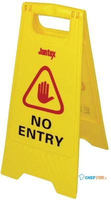 Jantex waarschuwingsbord "No entry" | L434