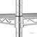Voorraadrek | 4 Schappen | 122X45,7cm | Vogue | L928 4
