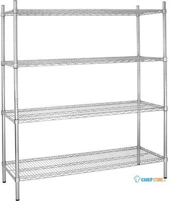 Voorraadrek | 4 Schappen | 183X45,7cm | Vogue | L939