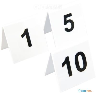 Olympia plastic tafelnummers 1-10 | L981