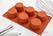 Siliconen bakvorm | 6 muffins | Pavoni Italia | N933 8
