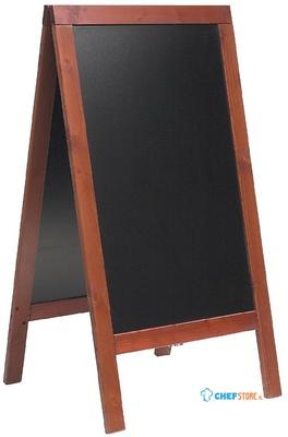 Securit sandwich stoepbord mahonie | P514