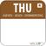 Kleurcode Rvs Stickerdispenser + Stickers | Vogue | S154 5