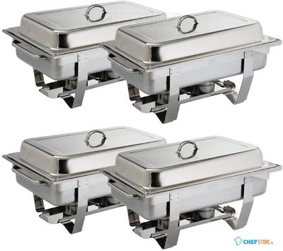 Olympia Milan chafing dish set 4 stuks | S299