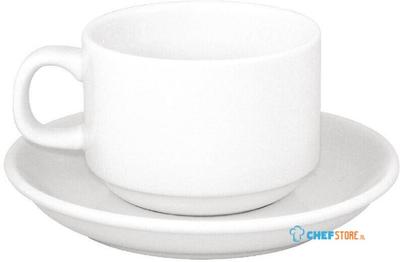Speciale Aanbieding X24 Athena Hotelware Stapelbare Theekoppen En Schotels, Athena Hotelware S376