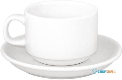 Speciale Aanbieding X24 Athena Hotelware Stapelbare Theekoppen En Schotels, Athena Hotelware S376