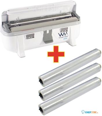 Speciale Aanbieding Wrapmaster 3000 Dispenser en 3 X 300 M Vershoudfolie - S568