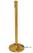 Bolero messing afzetpaal met bolle knop | S652