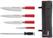 Dick Red Spirit 5-delige messenset met foedraal | S902
