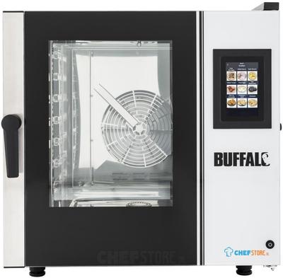 Buffalo Smart Touchscreen Combi Oven 7 X GN 1/1 met Installatiekit - SA774