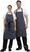 Whites Chefs Clothing SA820 Whites Butchers gestreepte koksbuis blauw/wit (5 stuks) 4