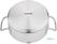 Rvs Kookpan Laag Model | 4,5 liter | Vogue | T149 4