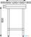 Werktafel | Achteropstand | Rvs | 150cm | Vogue | T382 7