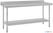 Werktafel | Achteropstand | Rvs | 180cm | Vogue | T383 2