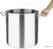 Rvs Kookpan | Hoog Model | 35,5 liter | Vogue | T555 2