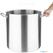 Rvs Kookpan|  Hoog Model | 49 liter liter | Vogue | T556 2