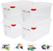 Araven | GN1/3 voedselbak met deksel 6Liter| T987 9