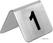Olympia RVS tafelnummers 1-10 | U046