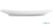 Olympia Whiteware vierkante borden met afgeronde hoeken 24cm | U170 3