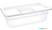 Polycarbonaat Bak | Transparant | Gn1/3 | 10cm Hoog | Vogue | U233 2