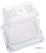 Polycarbonaat Bak | Transparant | Gn1/6 | 15cm Hoog | Vogue | U241 5